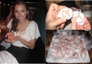 Holy Cacao made a special order of cake balls for Allyson's UT graduation! Adorable and mmm...