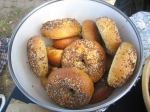 Rockstar Bagels were a hit at the June Austin Breakfast Club picnic in the park!