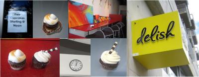 You can now endulge in a "Delish" cupcake when strolling downtown on W. 3rd!