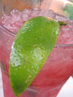 The Raspberry Mojito at Garrido's was the perfect summer thirst-quencher and so enjoyable on their relaxing back patio.